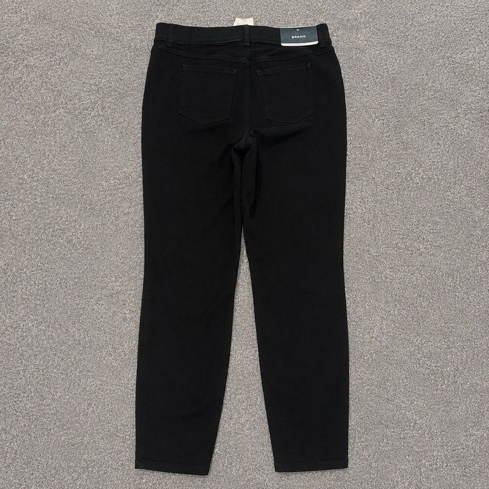 SPANX Ankle Skinny Jeans Womens XL Black Pull On High Rise Stretch Denim NWT - Picture 3 of 9
